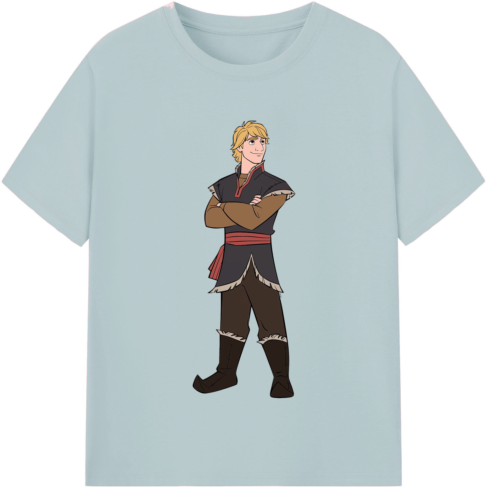 （画像用） アナと雪の女王 アンナ エルサ Frozen Anna Elsa 綿100％半袖Tシャツ（フロントプリント）